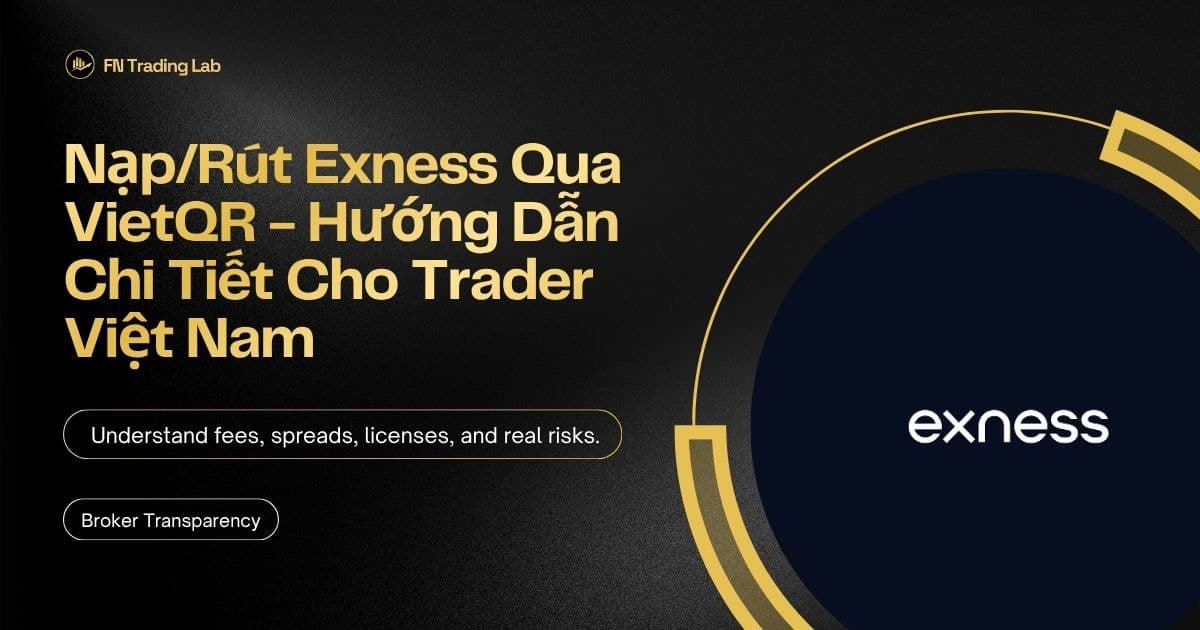 Nạp/Rút Tiền Exness Qua VietQR — Hướng Dẫn Chi Tiết Cho Trader Việt Nam