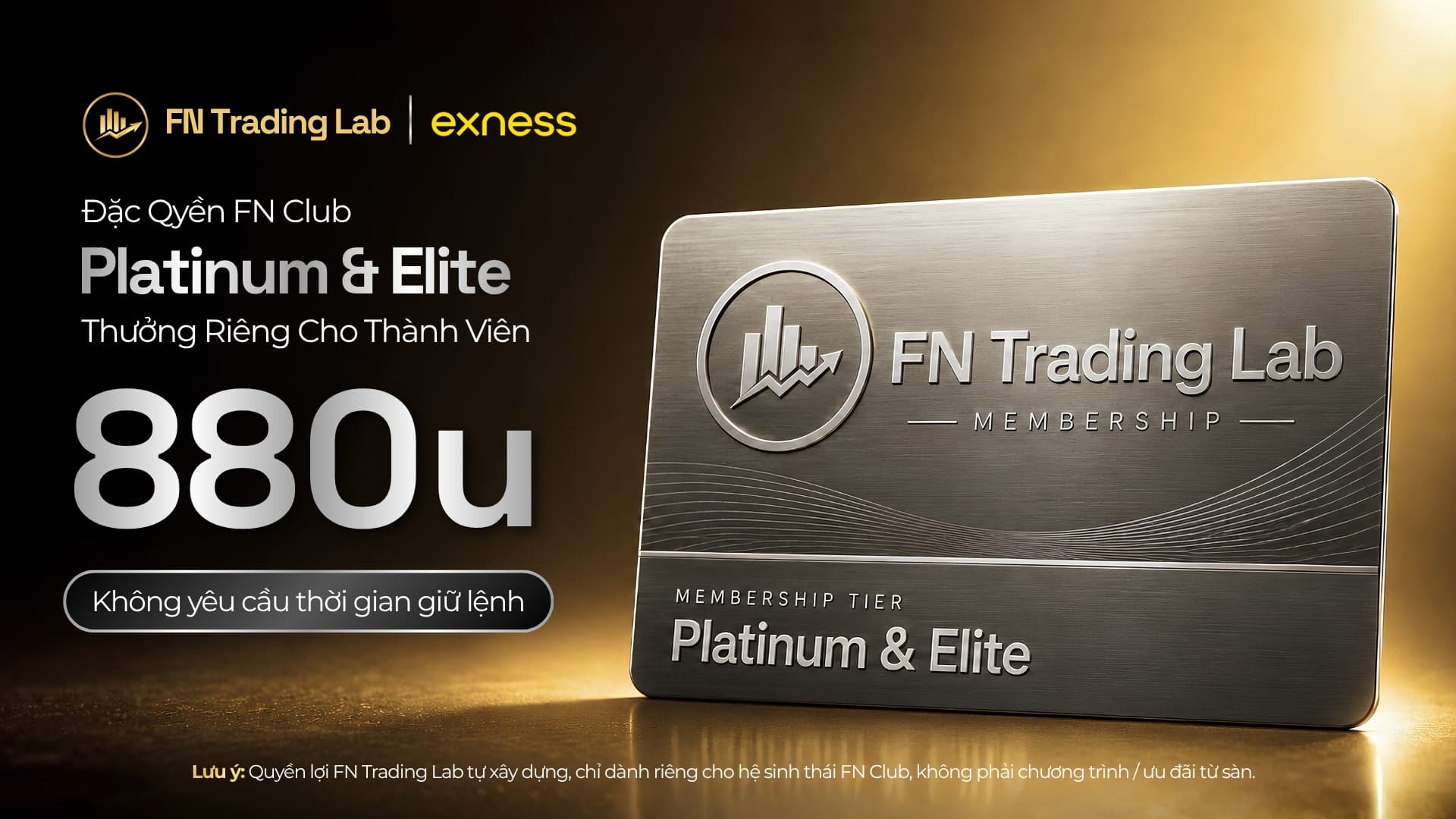 Chương Trình Thưởng Lot Exness Cho Thành Viên FN Club - Thưởng Lên Đến $880